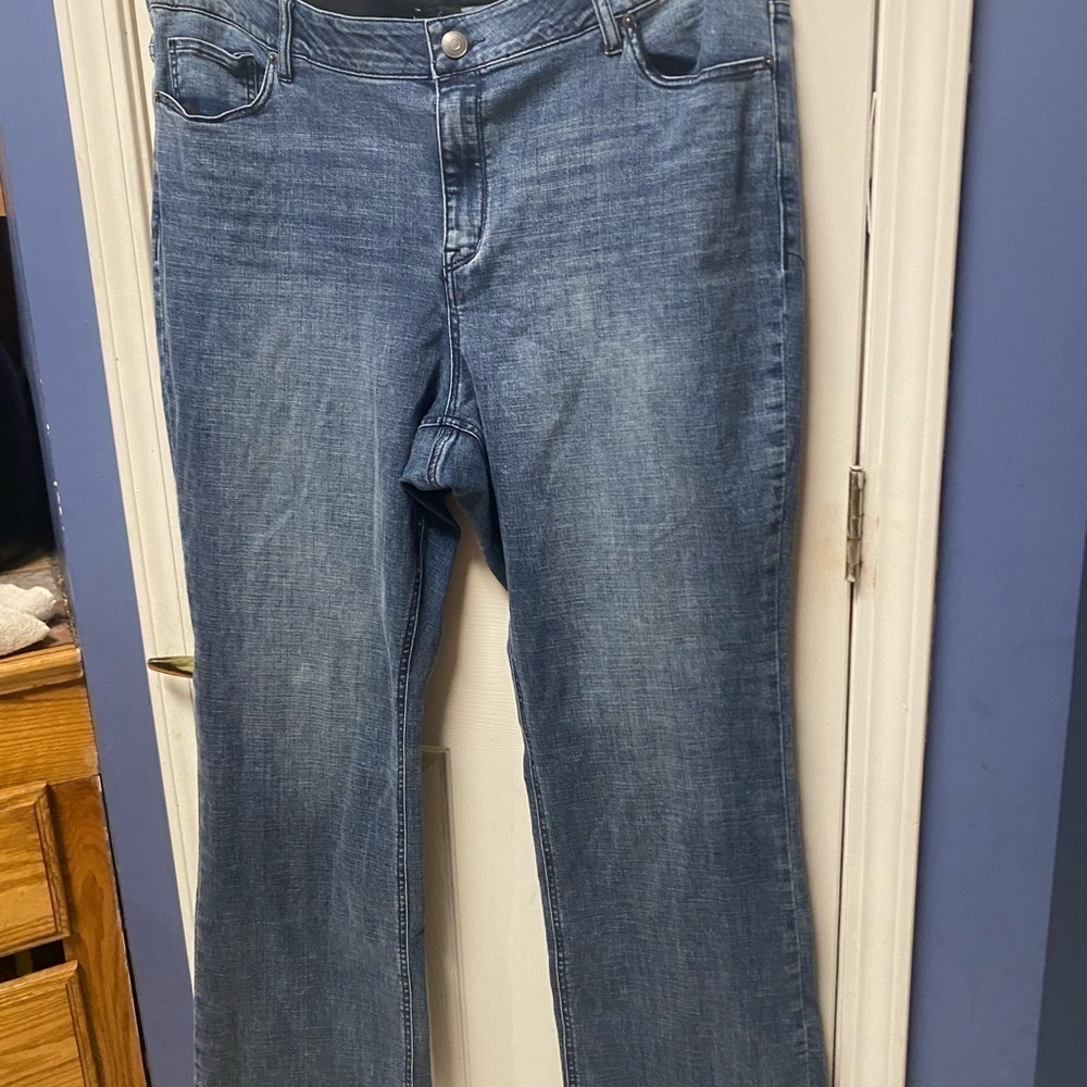 Lane Bryant wide leg plus size Venezia jeans size 22